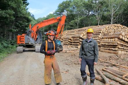 様々な視点から林業の未来を見つめる。(株)吉岡建設