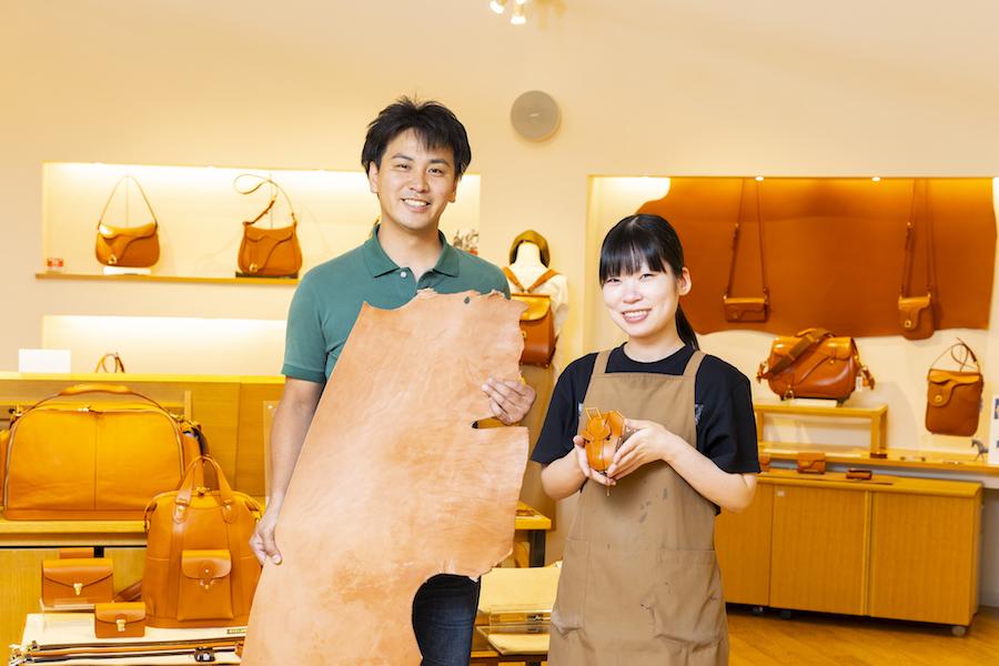 こだわりの革製品作りを続ける「鞄 いたがき」の次世代社員